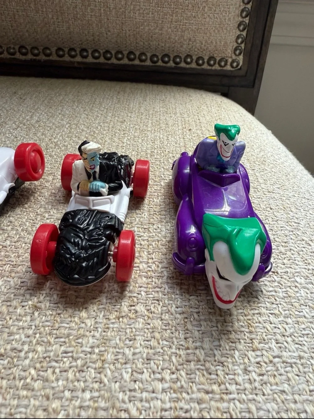 DC Comics Villain Vintage Mini Car Set of 4 1990s DC comics movie McDonalds toys